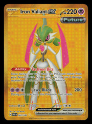 Iron Valiant ex 261/182 Hyper Rare Paradox Rift Pokemon