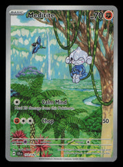 Meditite 153/142 Illustration Rare Stellar Crown Pokemon