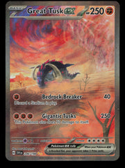 Great Tusk ex 246/198 Special Illustration Rare Scarlet & Violet Pokemon