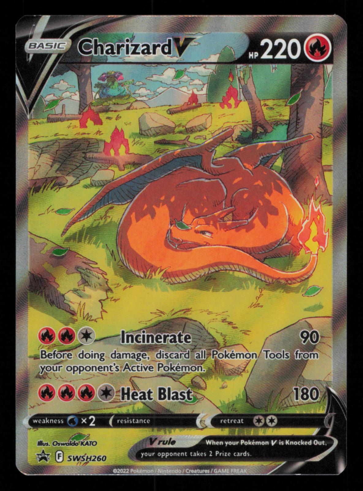 Charizard V SWSH260 Holo Promo Sword & Shield Promo Pokemon