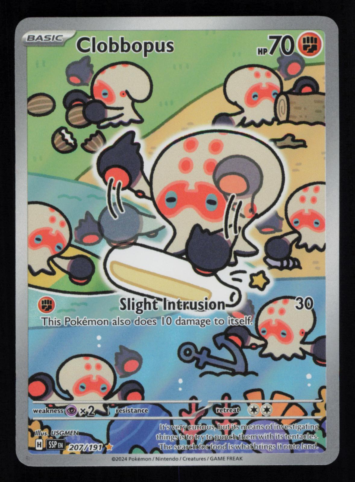 Clobbopus 207/191 Illustration Rare Surging Sparks Pokemon