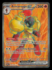 Armarouge ex 218/182 Ultra Rare Paradox Rift Pokemon