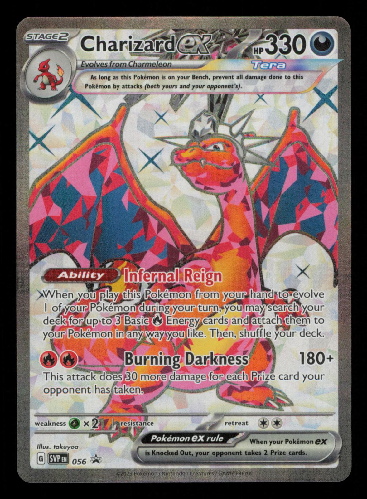 Charizard ex 056 Holo Promo Scarlet & Violet Promo Pokemon