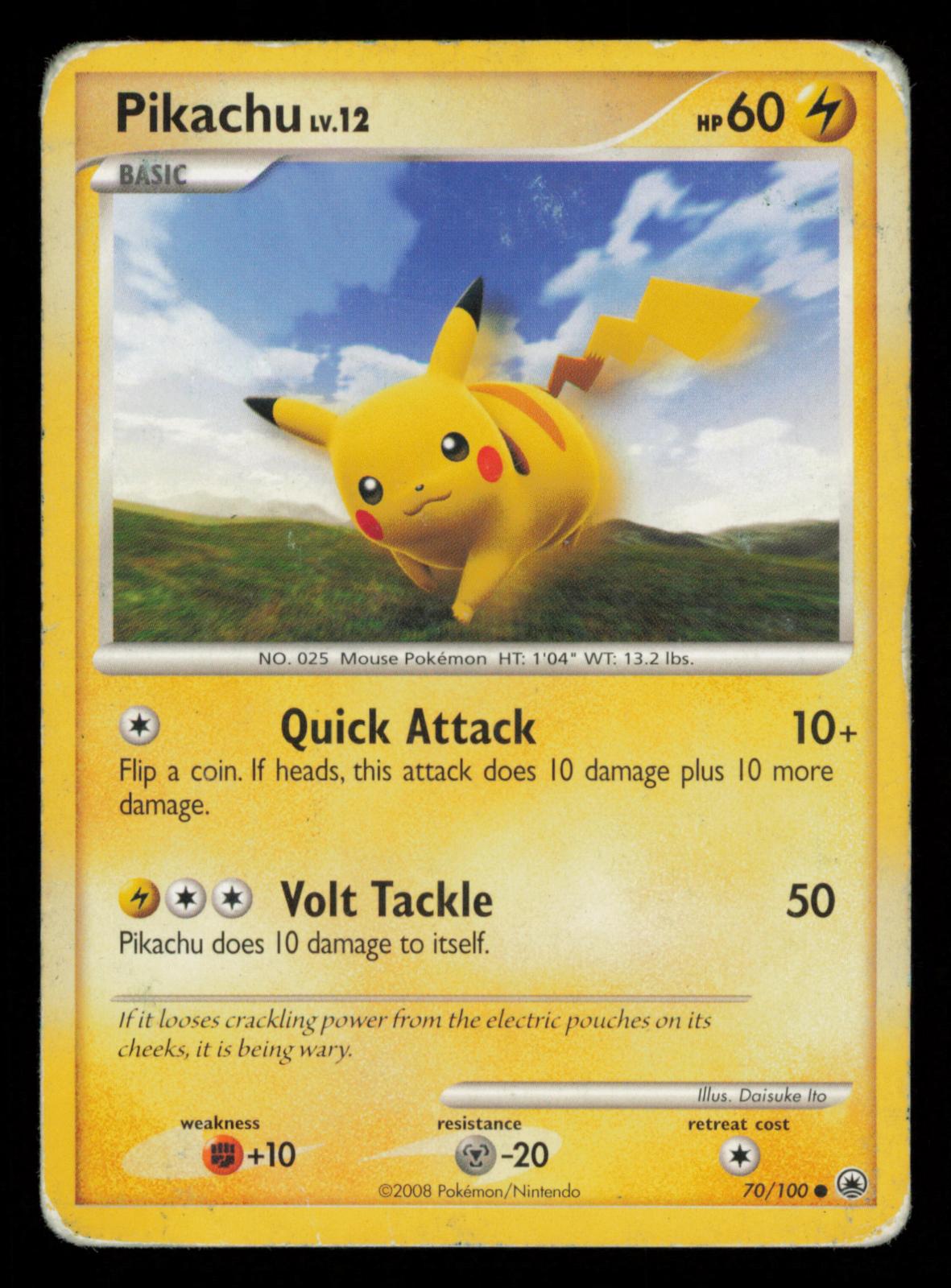 Pikachu 70/100 Common Majestic Dawn Pokemon