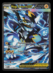 Mega Zeraora ex 114/084 Special Illustration Rare Pitch Black Pokemon Holo 