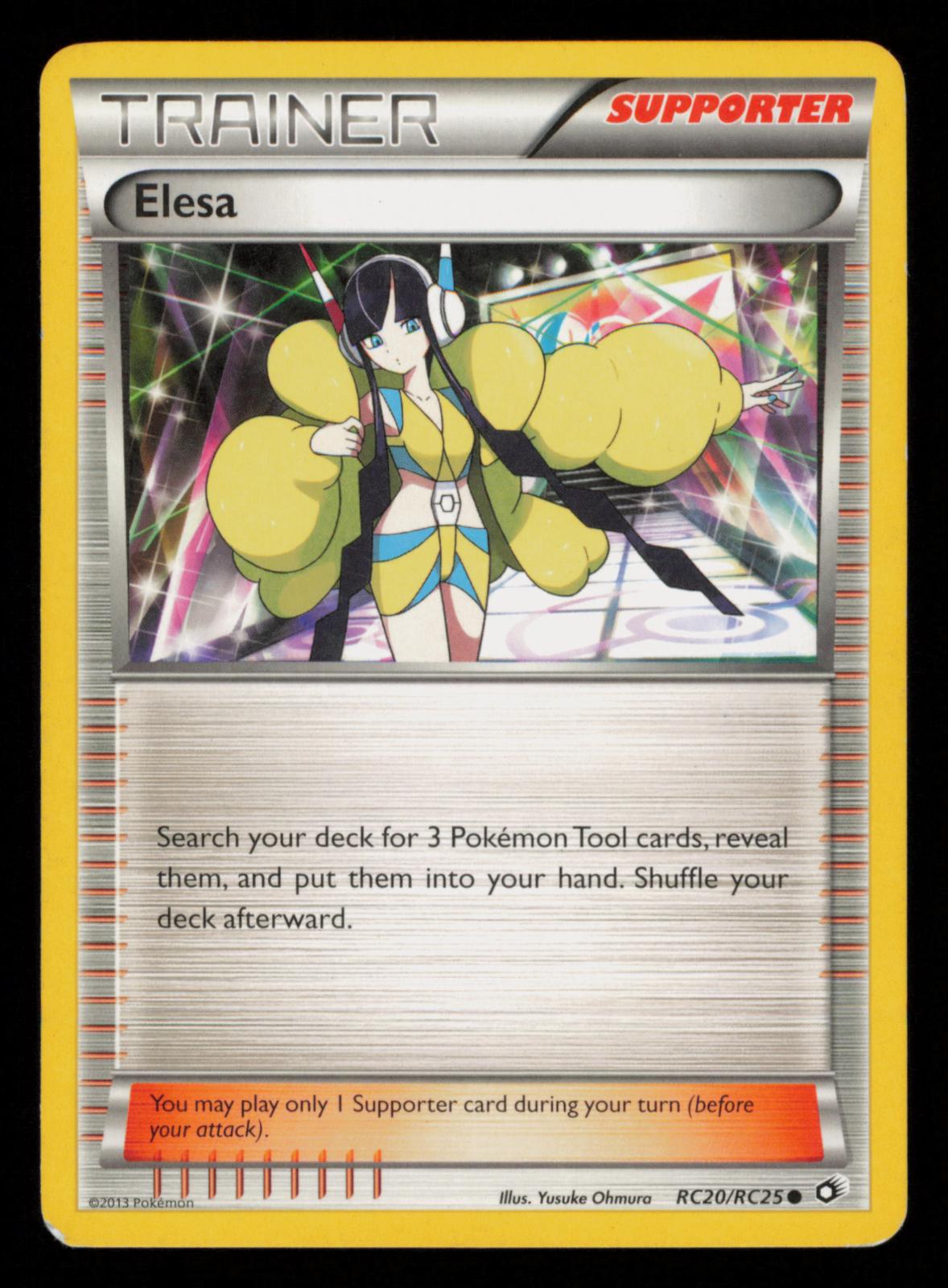 Elesa RC20/RC25 Holo Common Legendary Treasures: Radiant Collection Pokemon