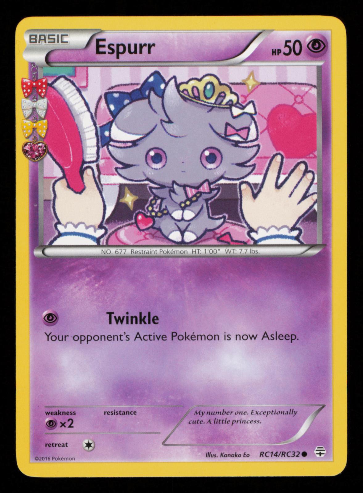 Espurr RC14/RC32 Common Generations Pokemon 
