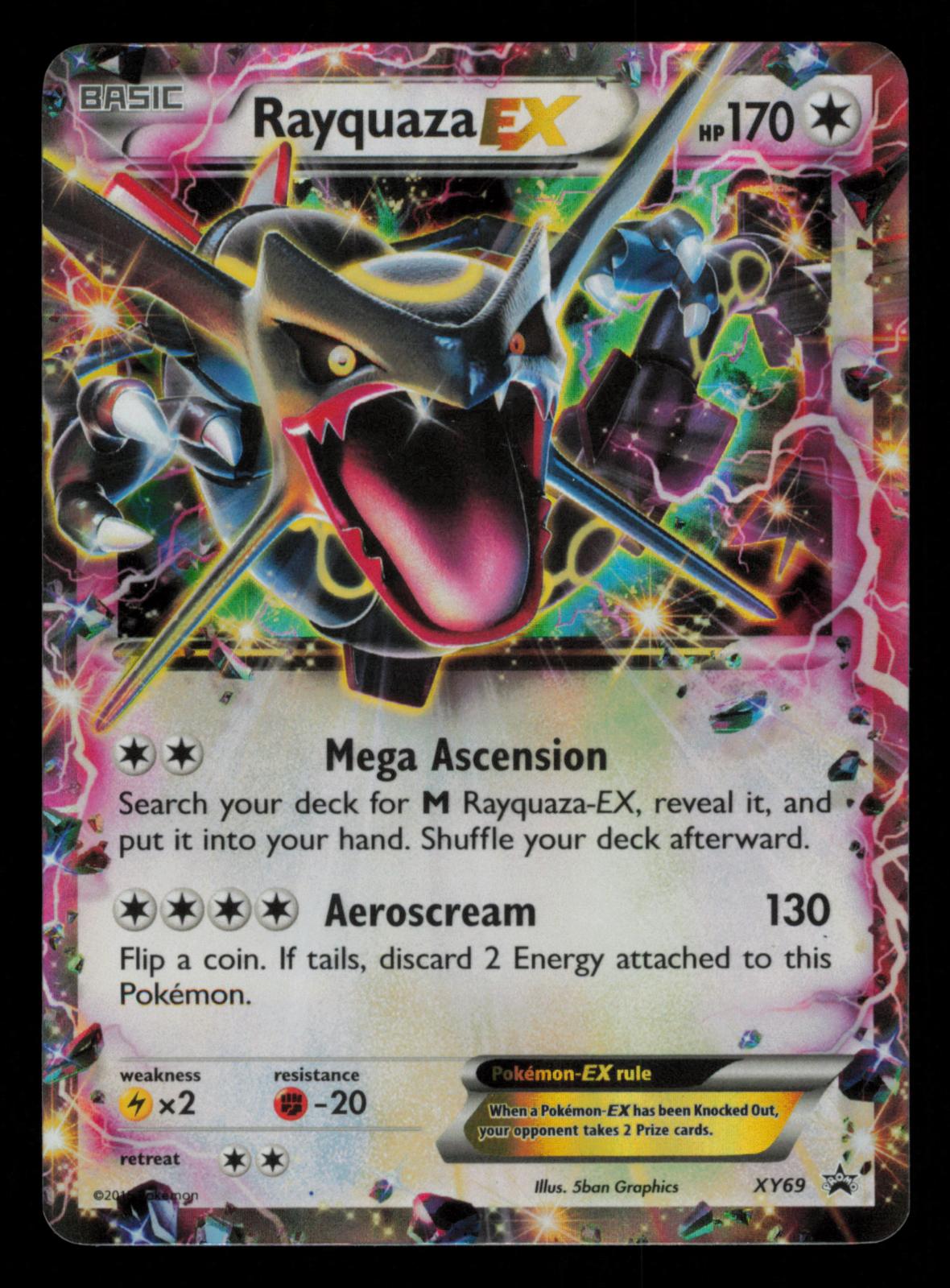 Rayquaza EX (Shiny) XY69 Holo Promo XY Promo Pokemon
