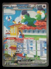 Squawkabilly ex 264/193 Special Illustration Rare Paldea Evolved Pokemon Holo