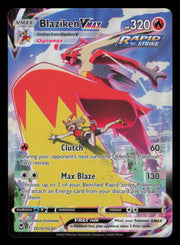 Blaziken VMAX TG15/TG30 Holo Ultra Rare Silver Tempest Trainer Gallery Pokemon