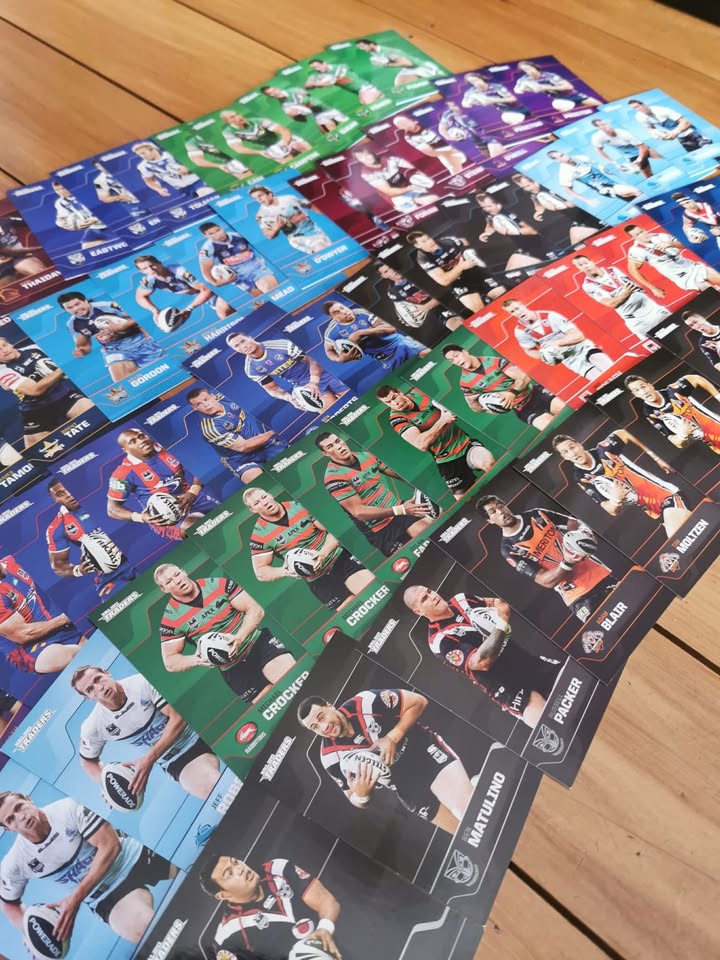 NRL Traders 2013 Card Lot – Team Colour Base Player Cards