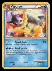 Vaporeon 52/95 Uncommon Call of Legends Pokemon