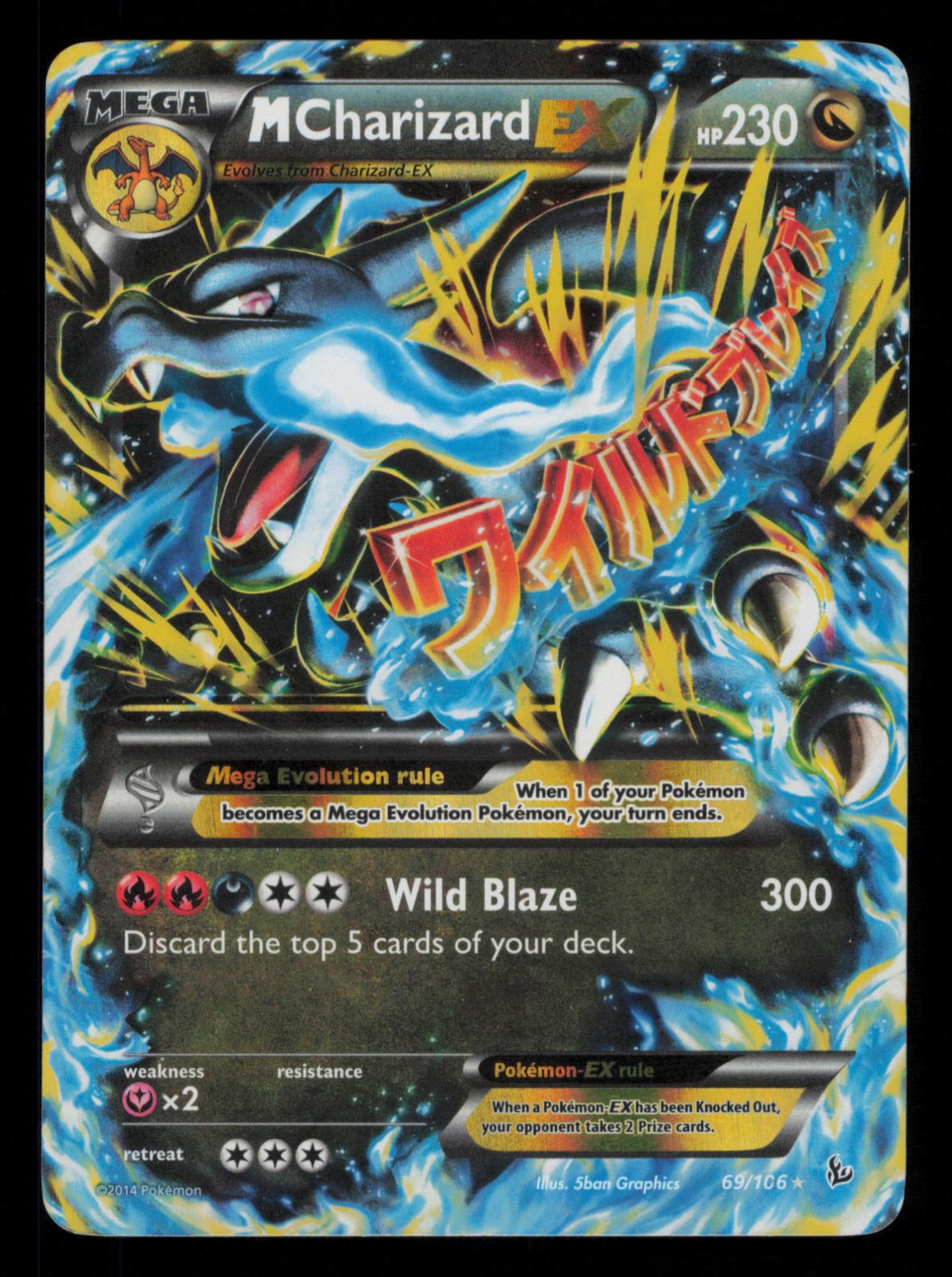 M Charizard EX 69/106 Holo Ultra Rare Flashfire Pokemon