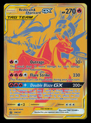 Reshiram & Charizard GX - SM247 Holo Promo Sun & Moon Promo Pokemon 