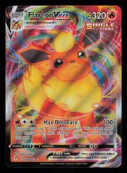 Flareon VMAX 018/203 Holo VMAX Rare Evolving Skies Pokemon