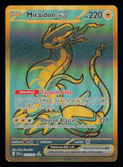Miraidon ex 243/091 Hyper Rare Paldean Fates Pokemon