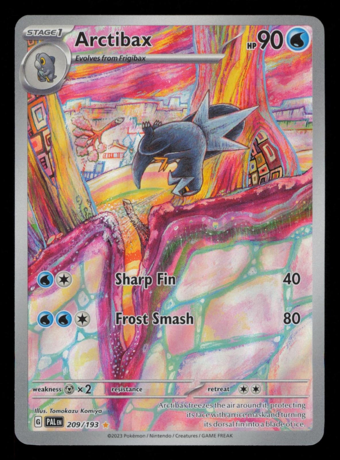 Arctibax 209/193 Illustration Rare Paldea Evolved Pokemon