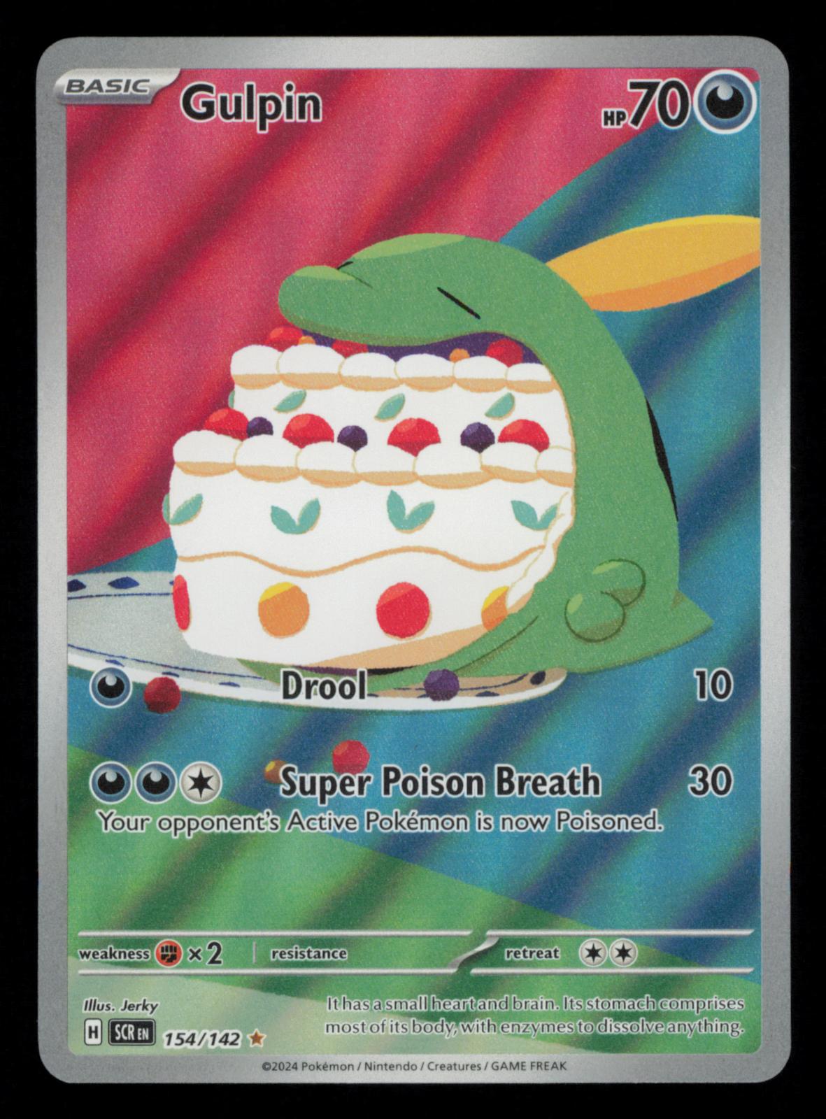 Gulpin 154/142 Illustration Rare Stellar Crown Pokemon