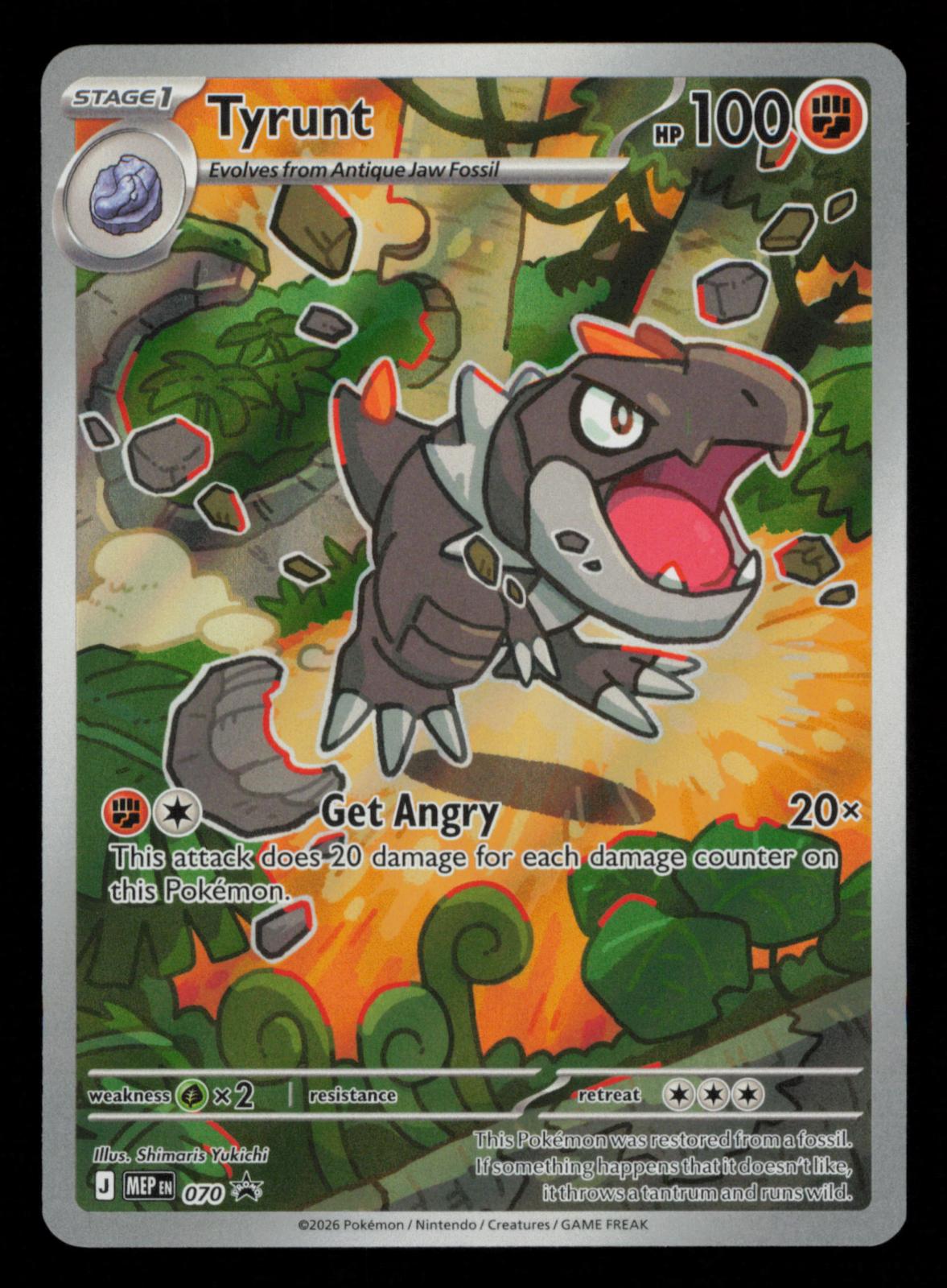 Tyrunt 070 Holo Promo ME: Mega Evolution Promo Pokemon
