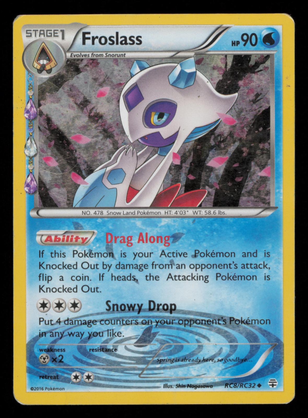 Froslass RC8/RC32 Uncommon Generations Pokemon