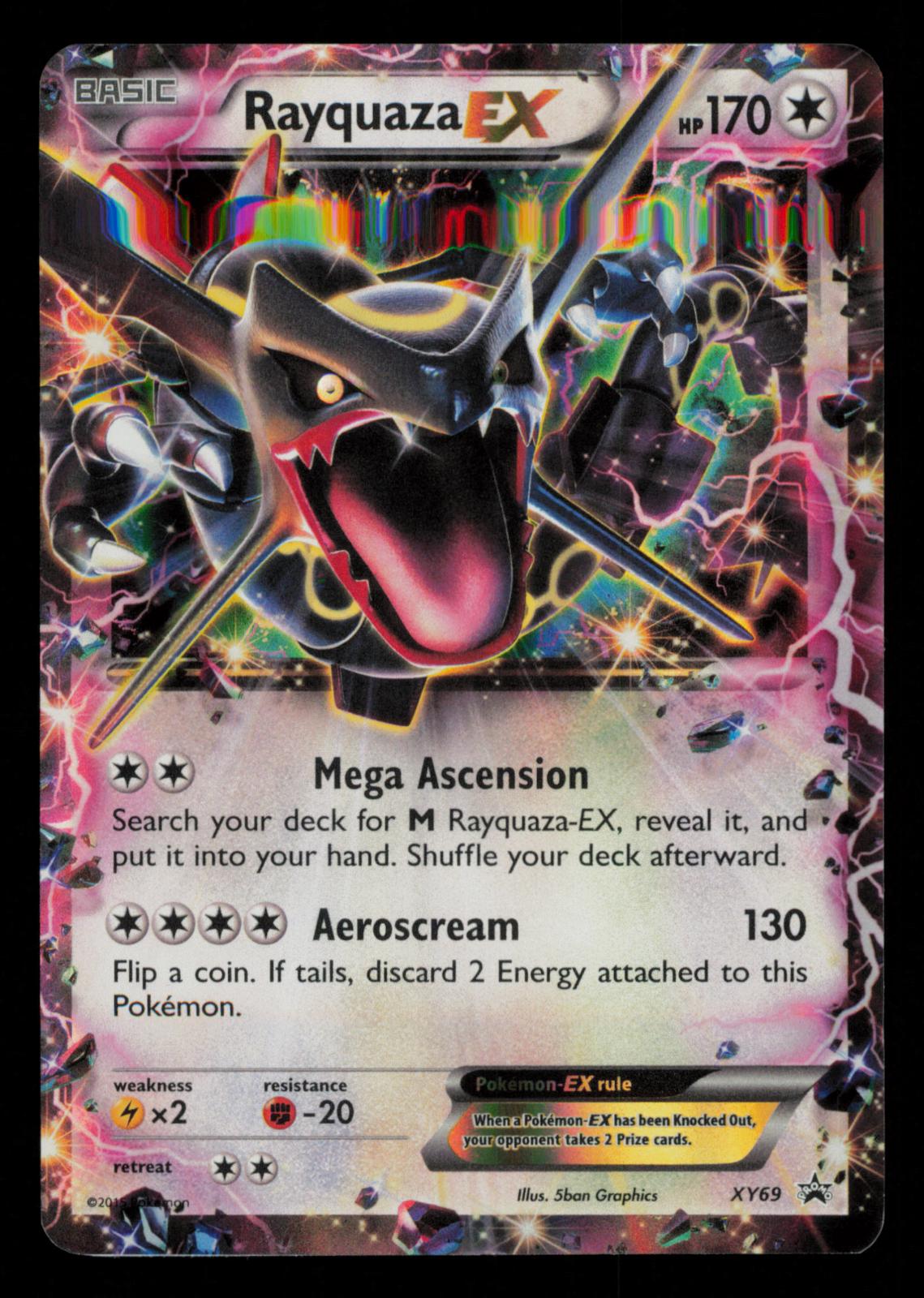 Rayquaza EX (Shiny) XY69 Holo Promo XY Promo Pokemon