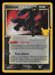 Umbreon Star 17/17 Celebrations: Classic Collection Pokemon Holo