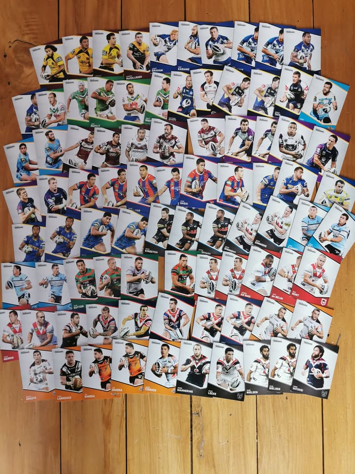 NRL Traders 2014 Base Card Lot – Large Bundle of Player Cards