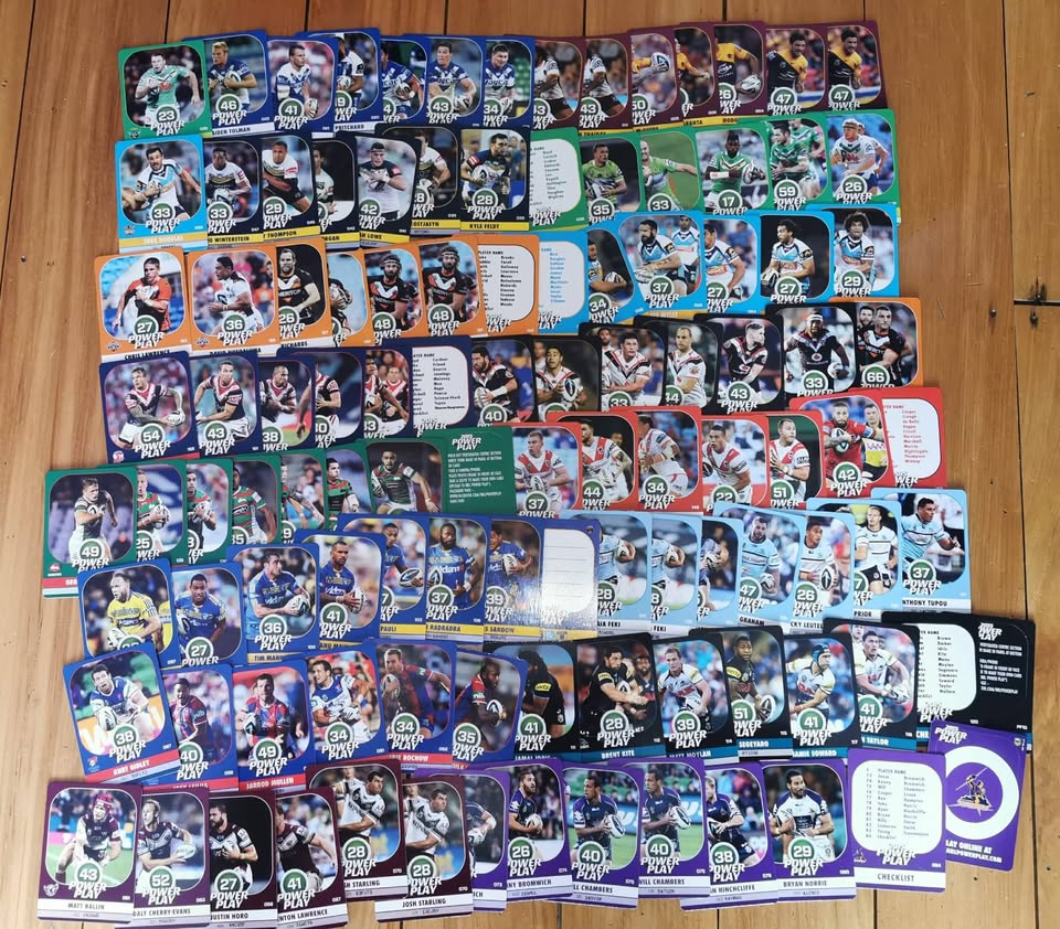 NRL Power Play 2015 Card Lot – Large Bundle of Player Cards and Checklists