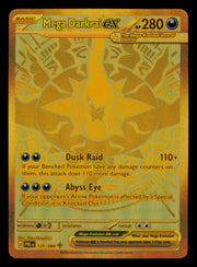 Mega Darkrai ex 120/084 Mega Hyper Rare Pitch Black Pokemon Holo