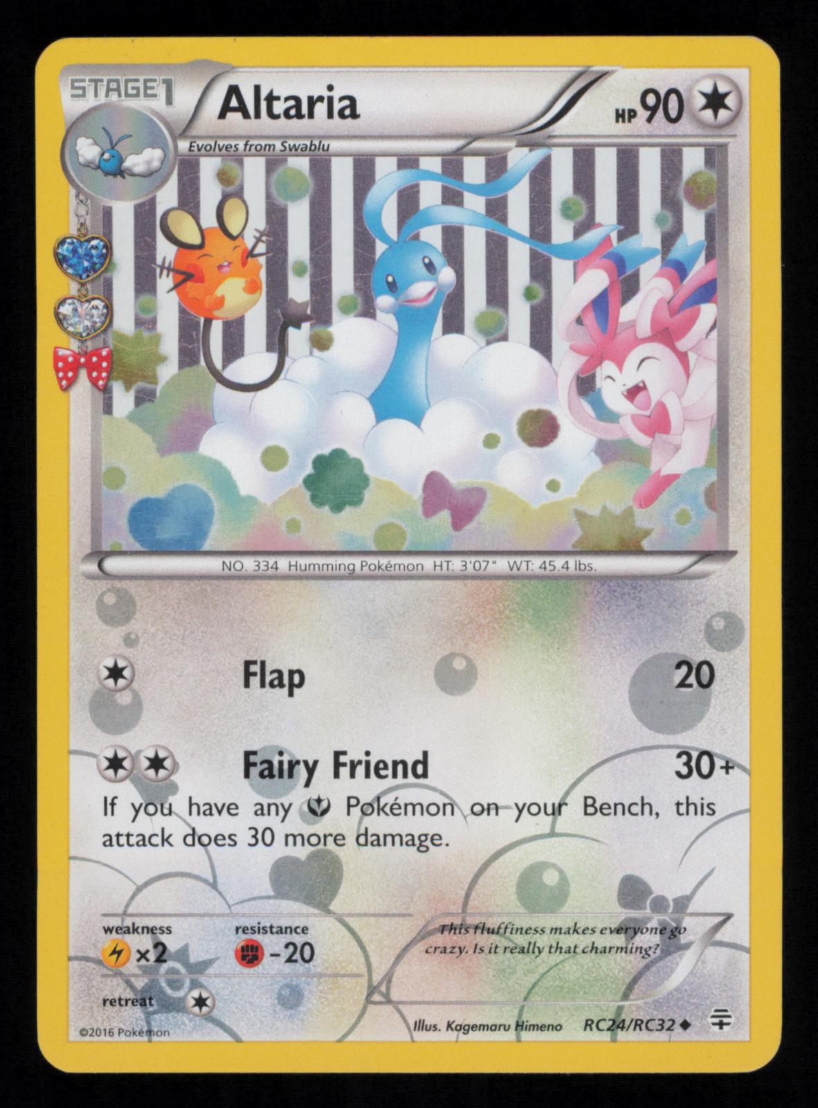 Altaria RC24/RC32 Uncommon Generations Pokemon