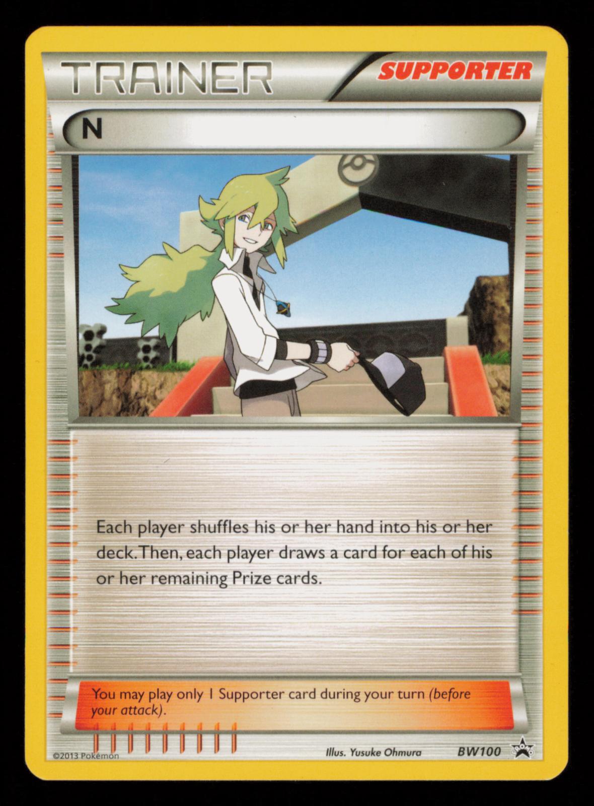 N (Supporter) BW100 Rare Deck Exclusives Pokemon