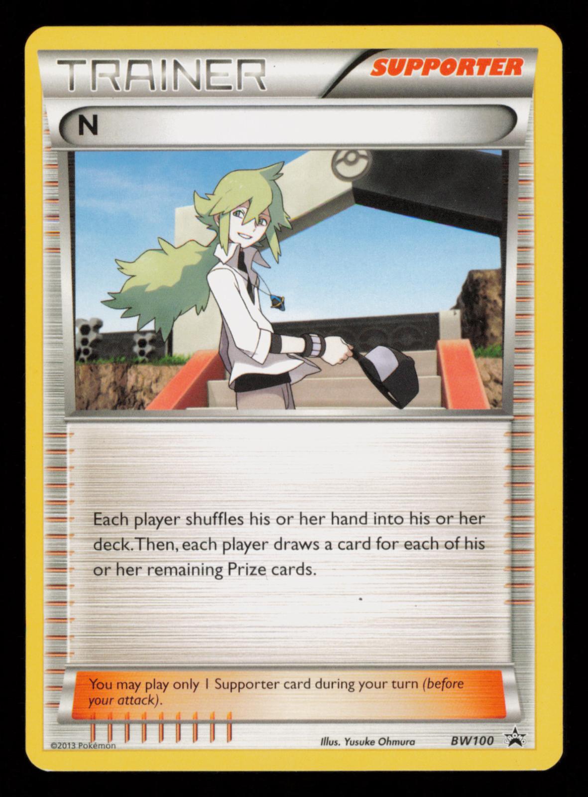 N (Supporter) BW100 Rare Deck Exclusives Pokemon
