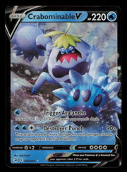 Crabominable V 076/264 Holo V Rare Fusion Strike Pokemon