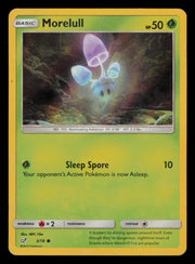 Morelull 3/18 Common Detective Pikachu Pokemon