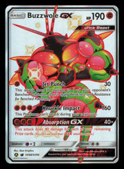 Buzzwole GX SV68/SV94 Shiny Ultra Rare Hidden Fates Shiny Vault Pokemon Holo