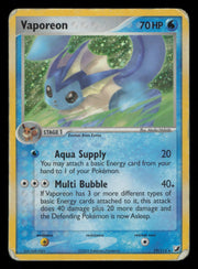 Vaporeon 19/115 Holo Rare Unseen Forces Pokemon
