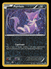 Purrloin RC13/RC25 Holo Uncommon Legendary Treasures: Radiant Collection Pokemon
