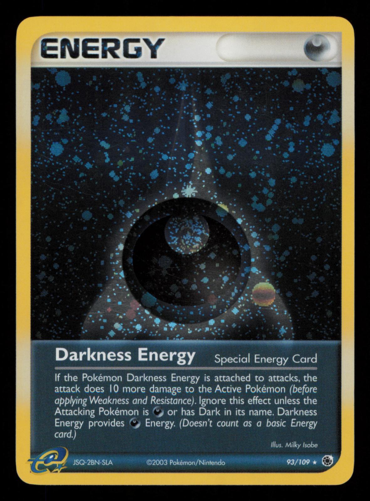 Darkness Energy (Special) (Cosmos Holo) 93/109 League & Championship Cards 