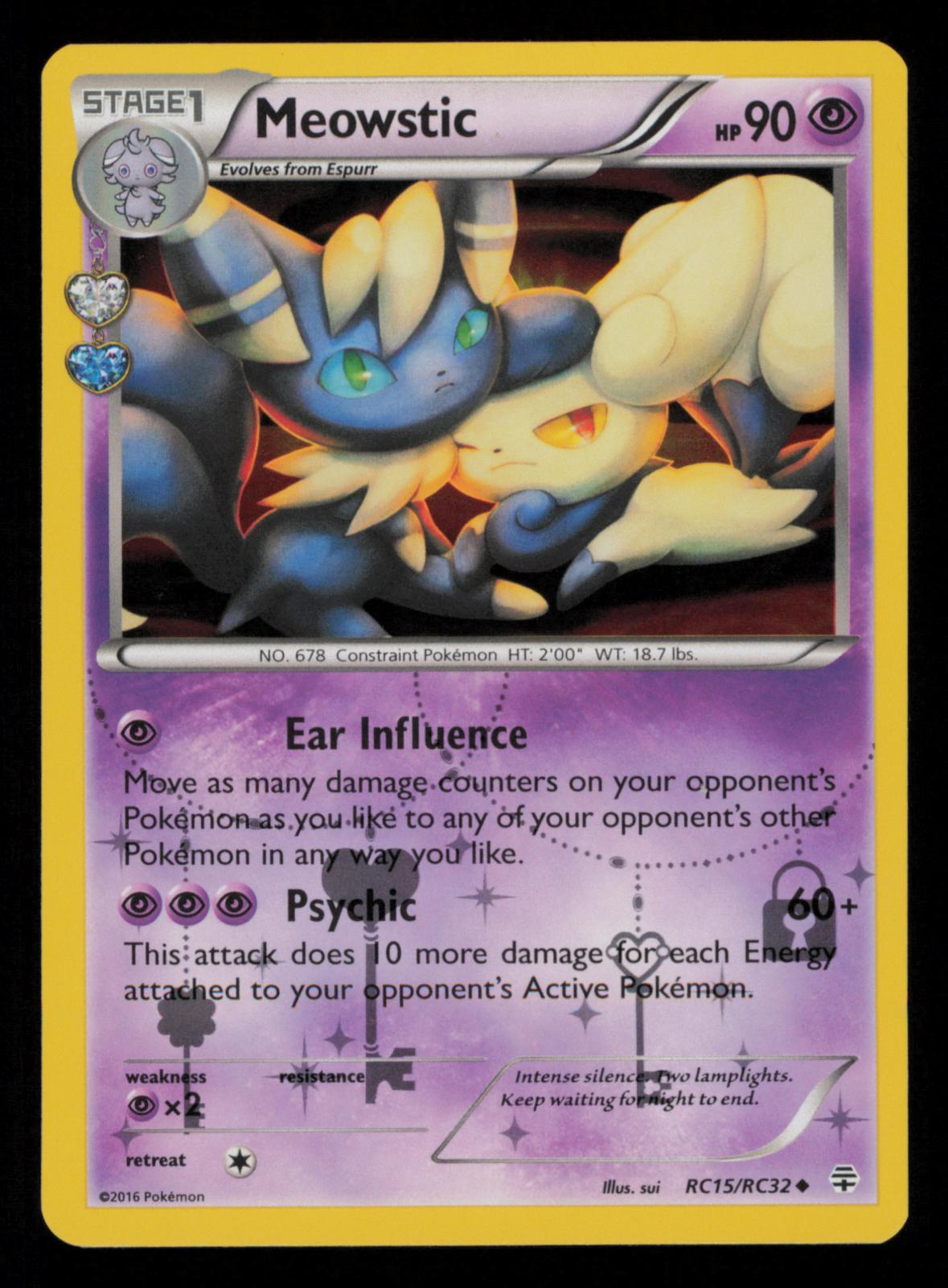 Meowstic RC15/RC32 Uncommon Generations Pokemon