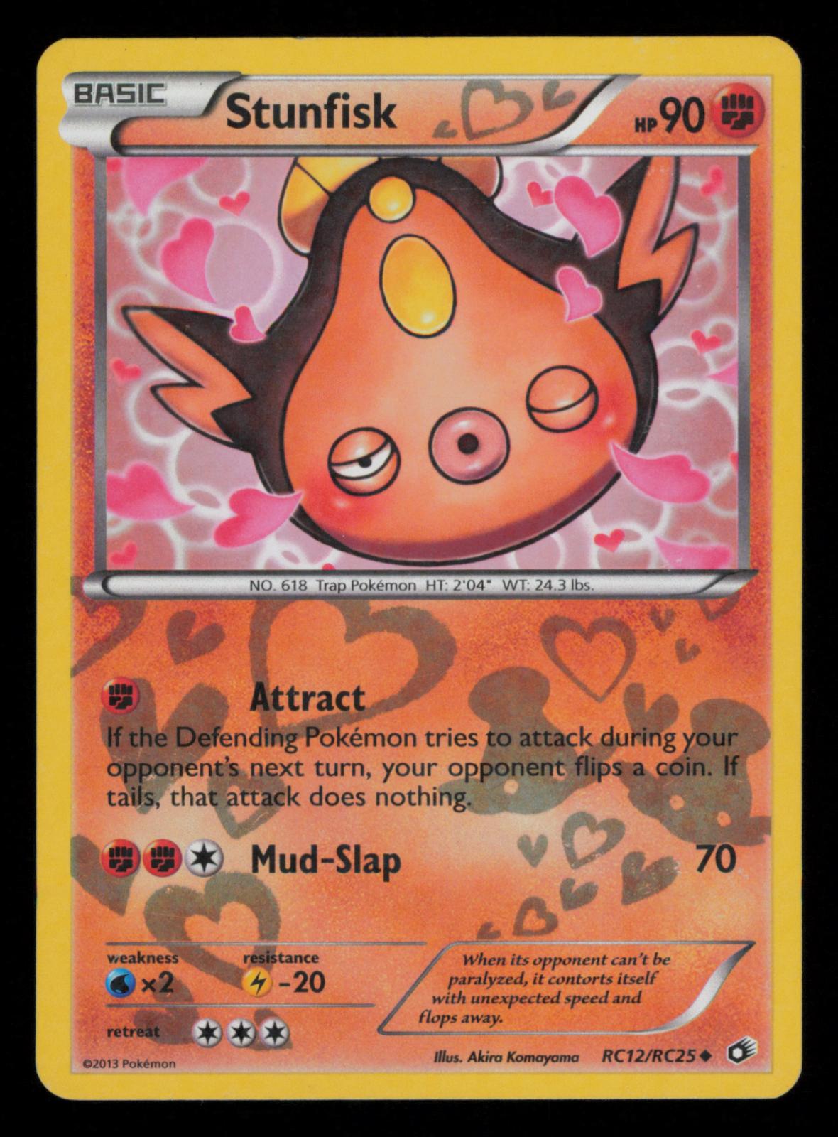 Stunfisk RC12/RC25 Holo Uncommon Legendary Treasures: Radiant Collection Pokemon