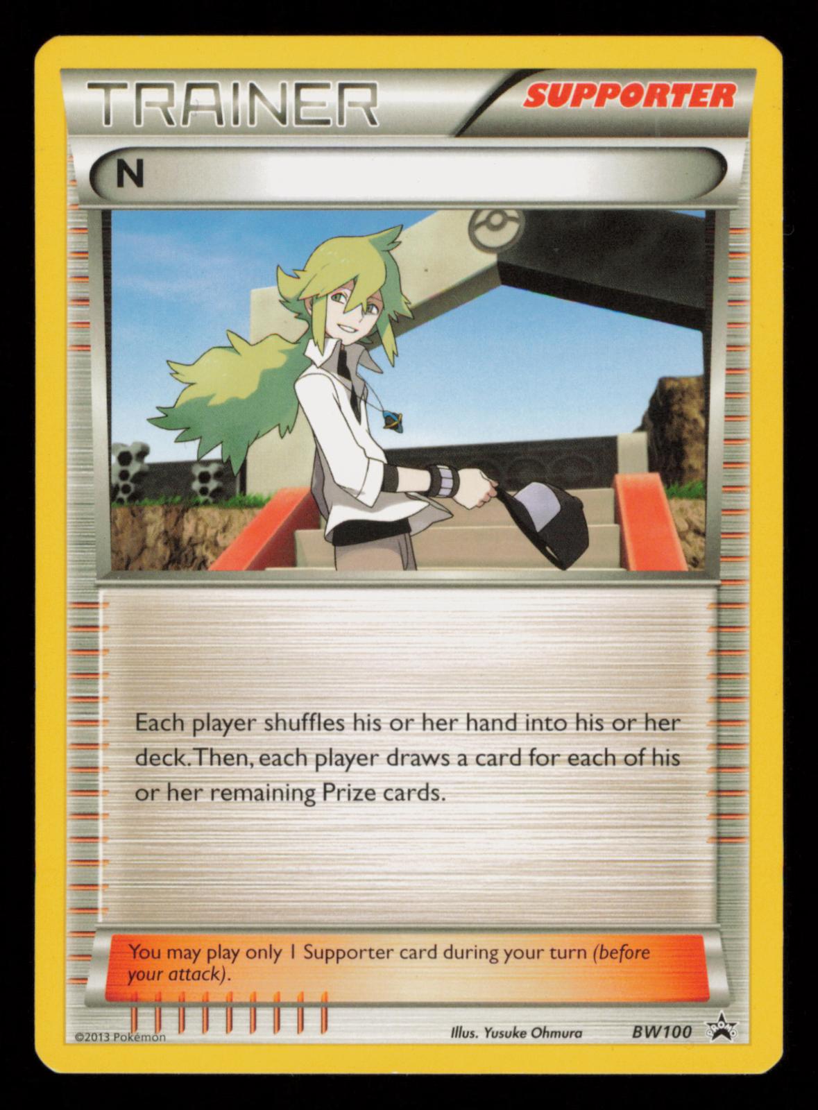 N (Supporter) BW100 Rare Deck Exclusives Pokemon