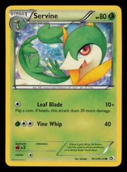 Servine RC2/RC25 Holo Common Legendary Treasures: Radiant Collection Pokemon