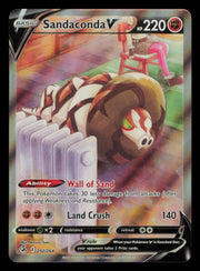 Sandaconda V 252/264 Ultra Rare Fusion Strike Pokemon Holo