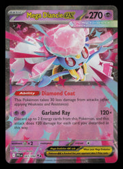 Mega Diancie ex 041/094 Double Rare Phantasmal Flames Pokemon