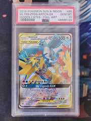Moltres & Zapdos & Articuno Gx 66/68 Hidden Fates Pokemon PSA 10