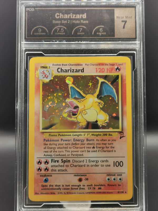 Charizard Holo 4/130 Base Set 2 PCG 7