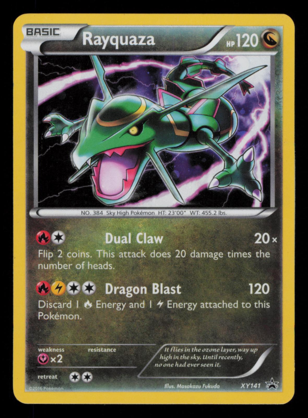 Rayquaza XY141 Holo Promo XY Promo Pokemon