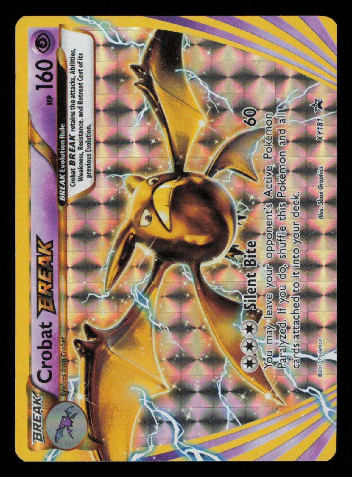 Crobat BREAK XY181 Holo Promo XY Promo Pokemon