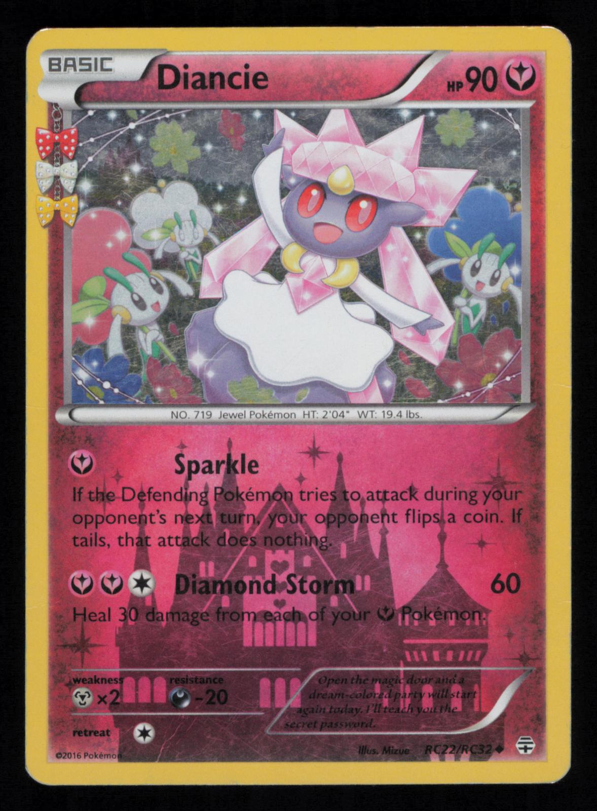 Diancie RC22/RC32 Uncommon Generations Pokemon