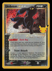 Umbreon Star 17/17 Celebrations: Classic Collection Pokemon Holo